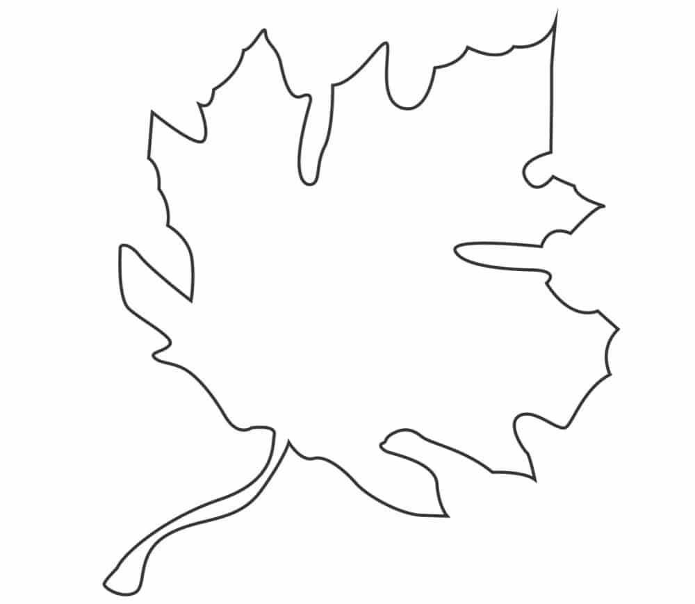 Printable Oak Leaf Template_930171