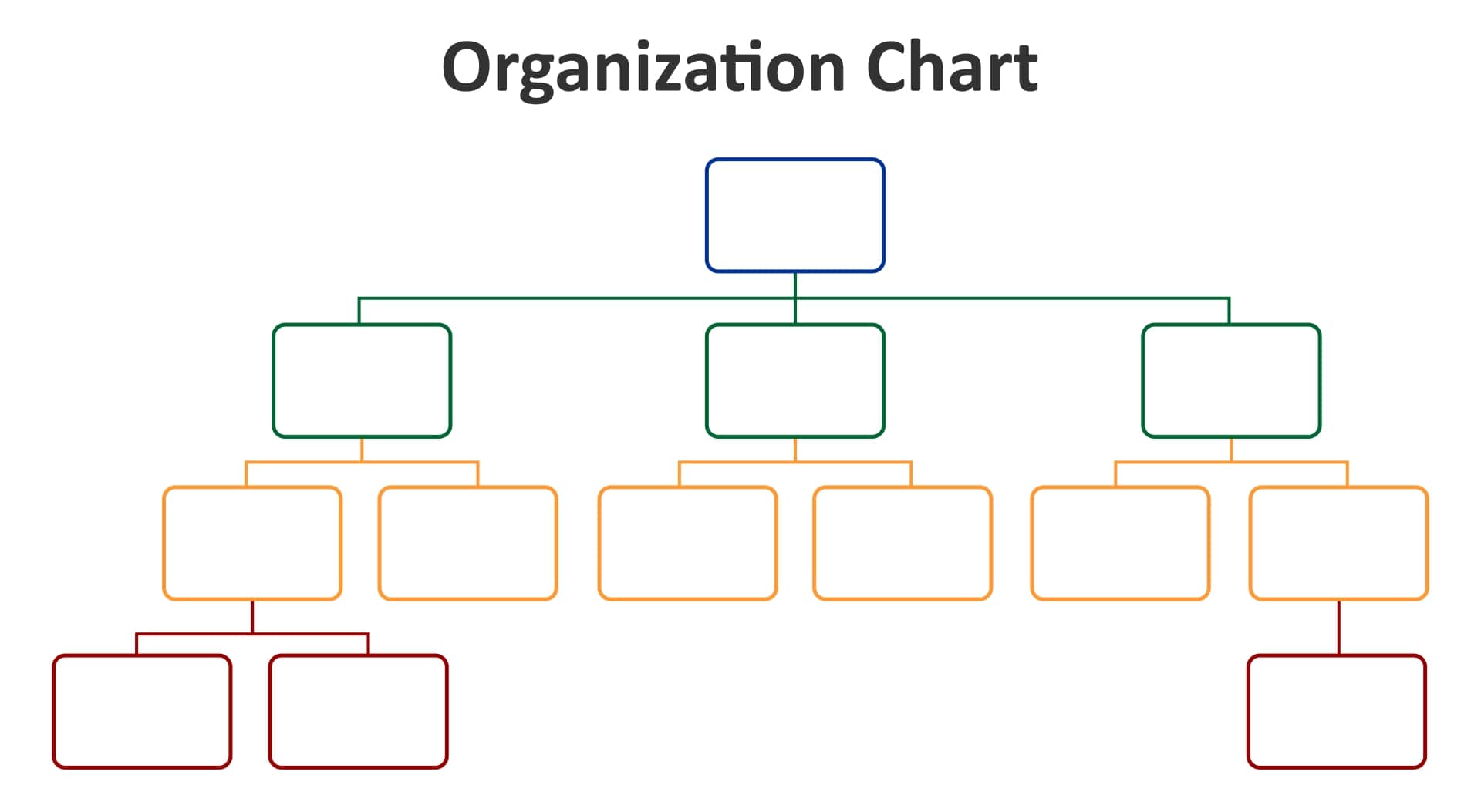 Printable Organizational Chart Template_41893