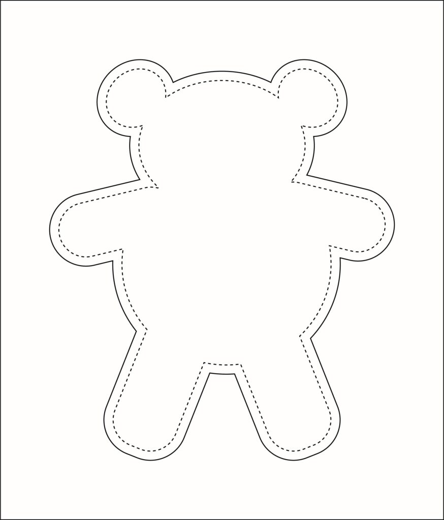 Printable Teddy Bear Template Printable JD