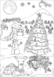 Free Printable Christmas Coloring Pages Kids_69328