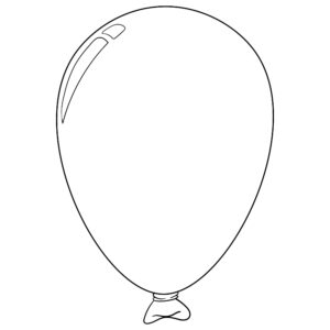 Printable Balloon Outline_41908