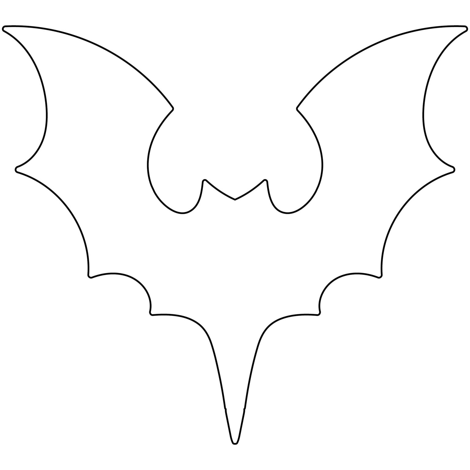 Printable Bat Stencils - Printable JD