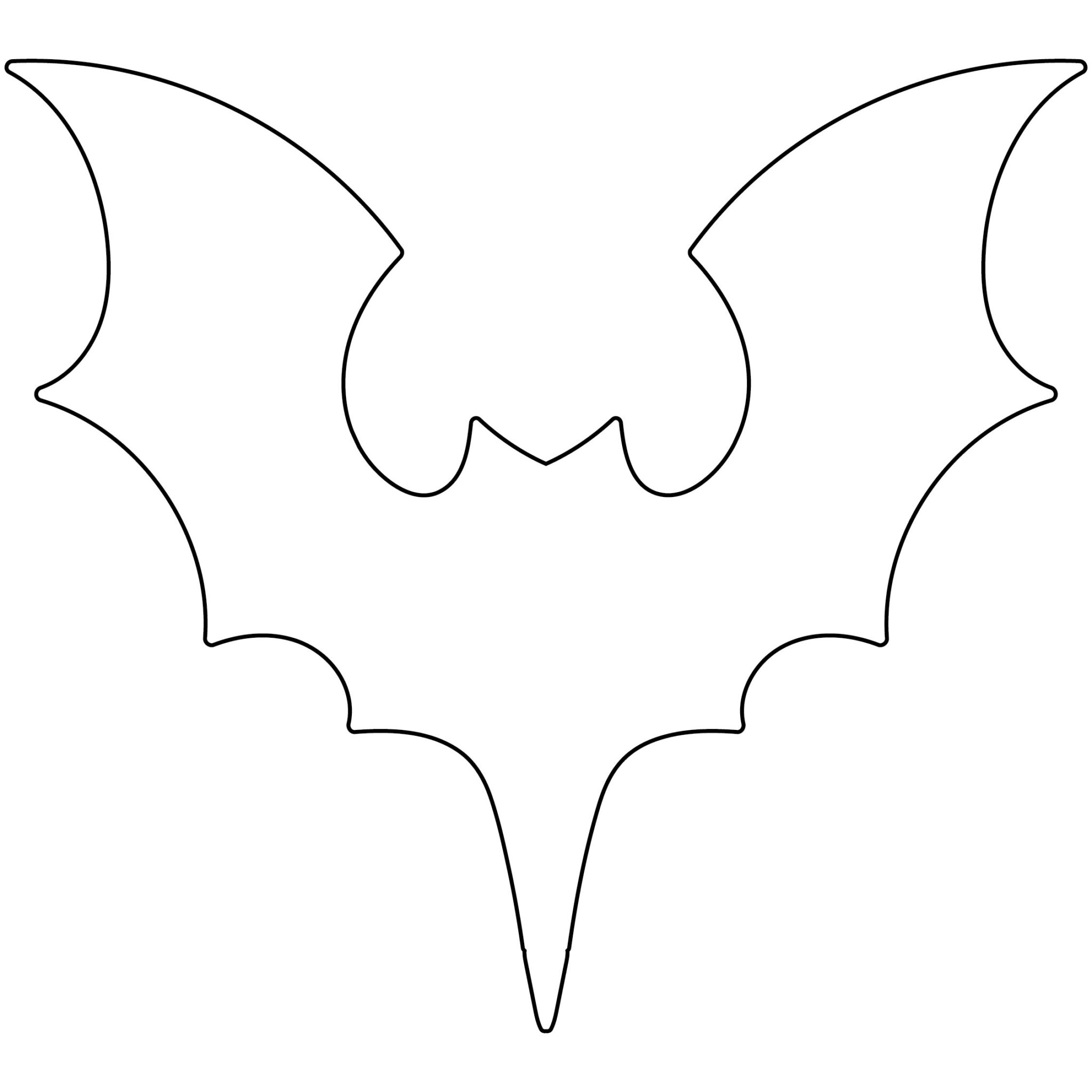 Printable Bat Stencils - Printable JD