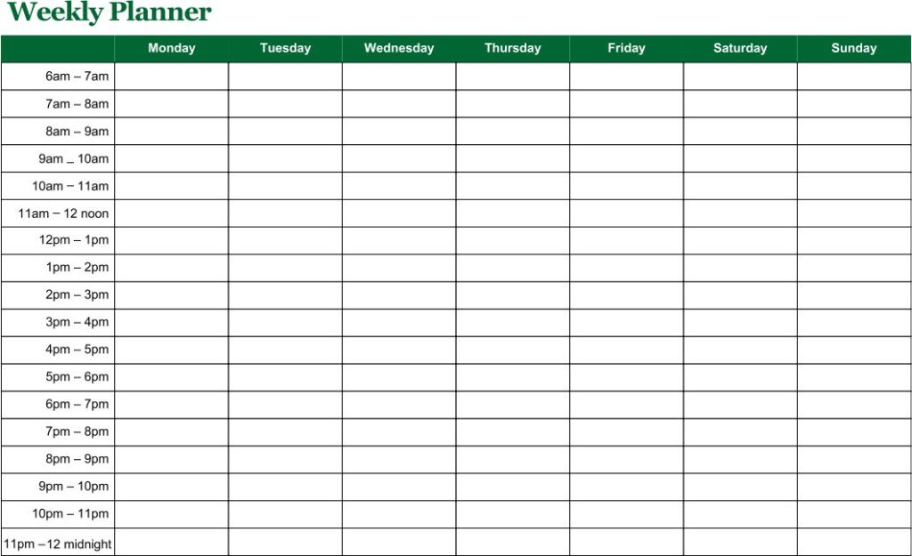 Printable Blank Weekly Time Slots Printable JD printable-blank-weekly-time-slots-printable-jd