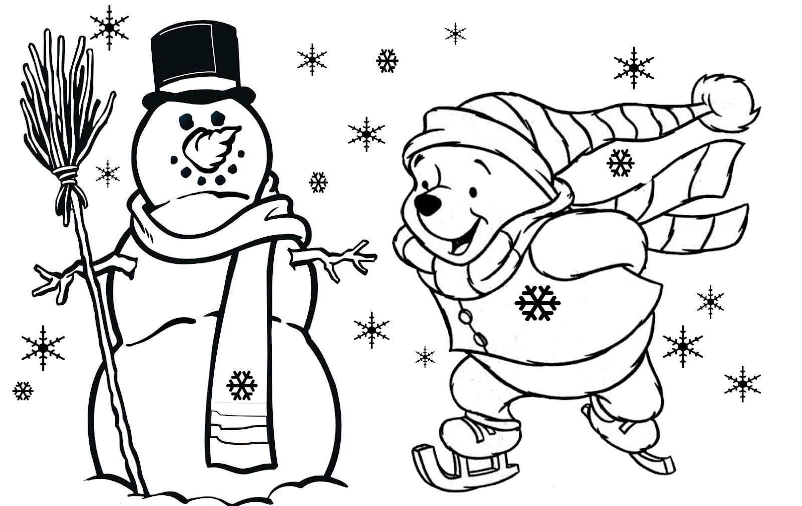 Printable Christmas Coloring Pages Free_51263