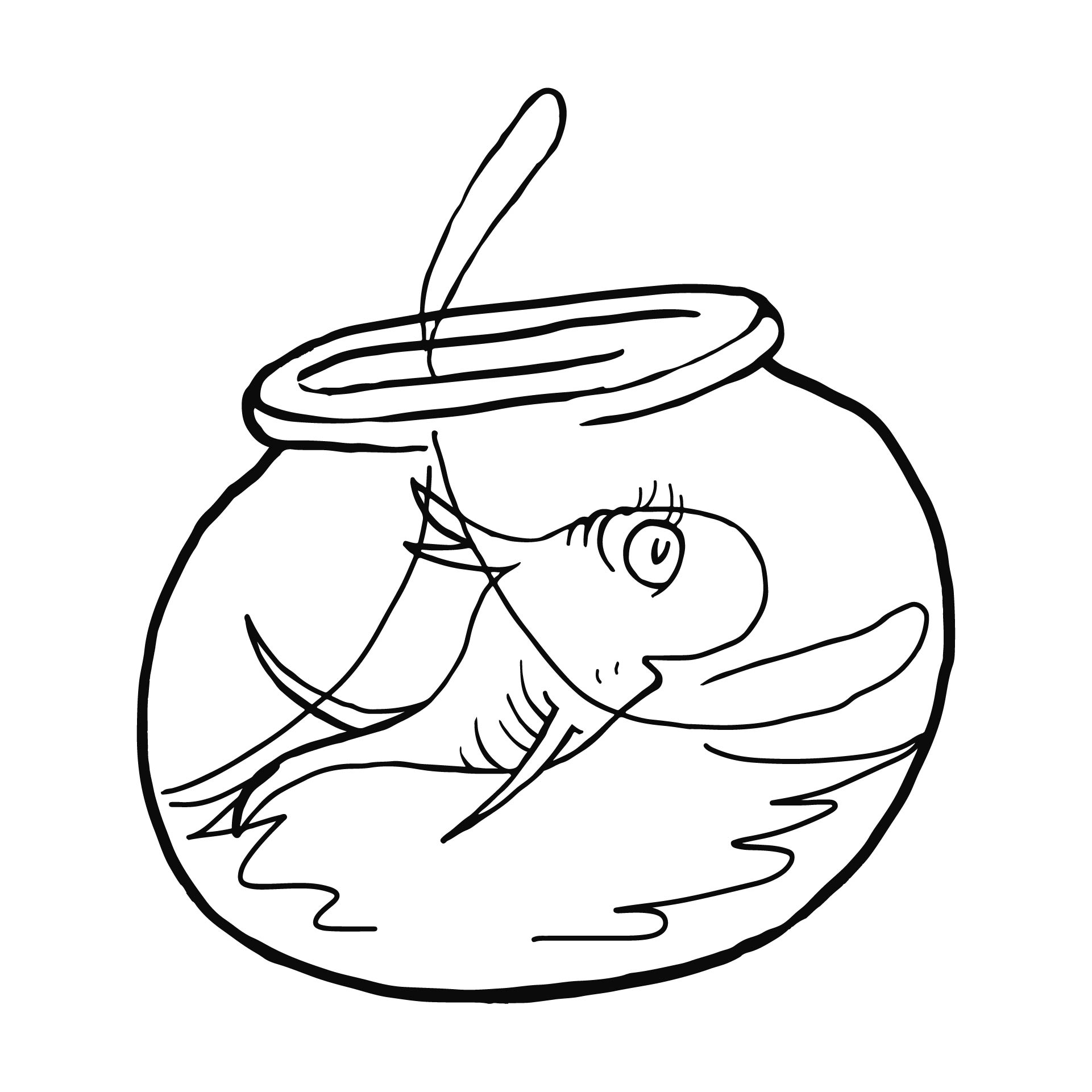 Printable Dr. Seuss Fish Bowl - Printable JD