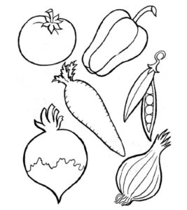 Printable Fruit and Vegetable Templates_52317