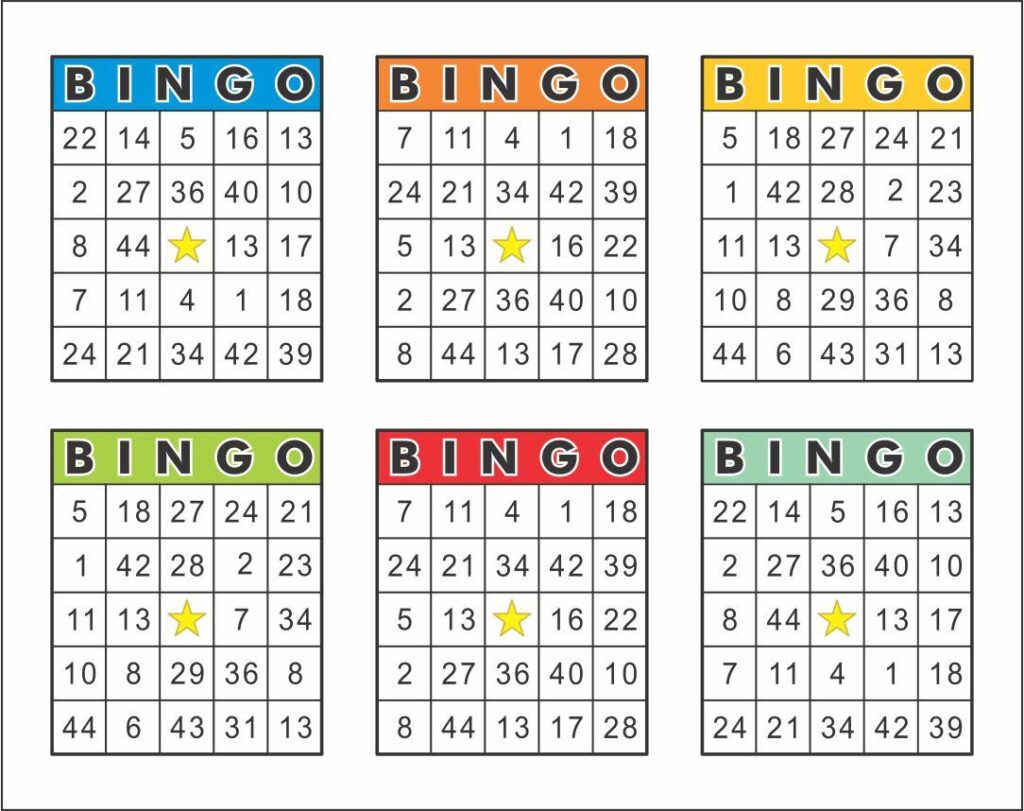 Printable Paper Bingo Sheets - Printable JD