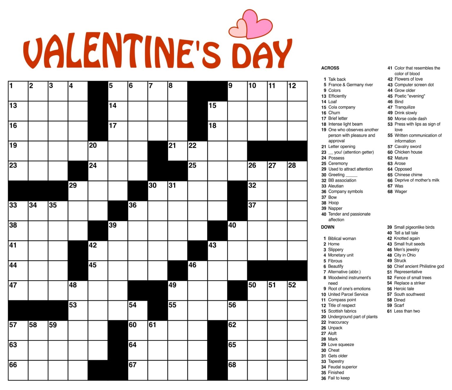7 Daily Printable Crossword Puzzles - Printable JD