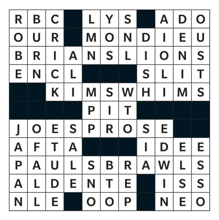 Large Print Crossword Puzzles Printable Free - Printable JD
