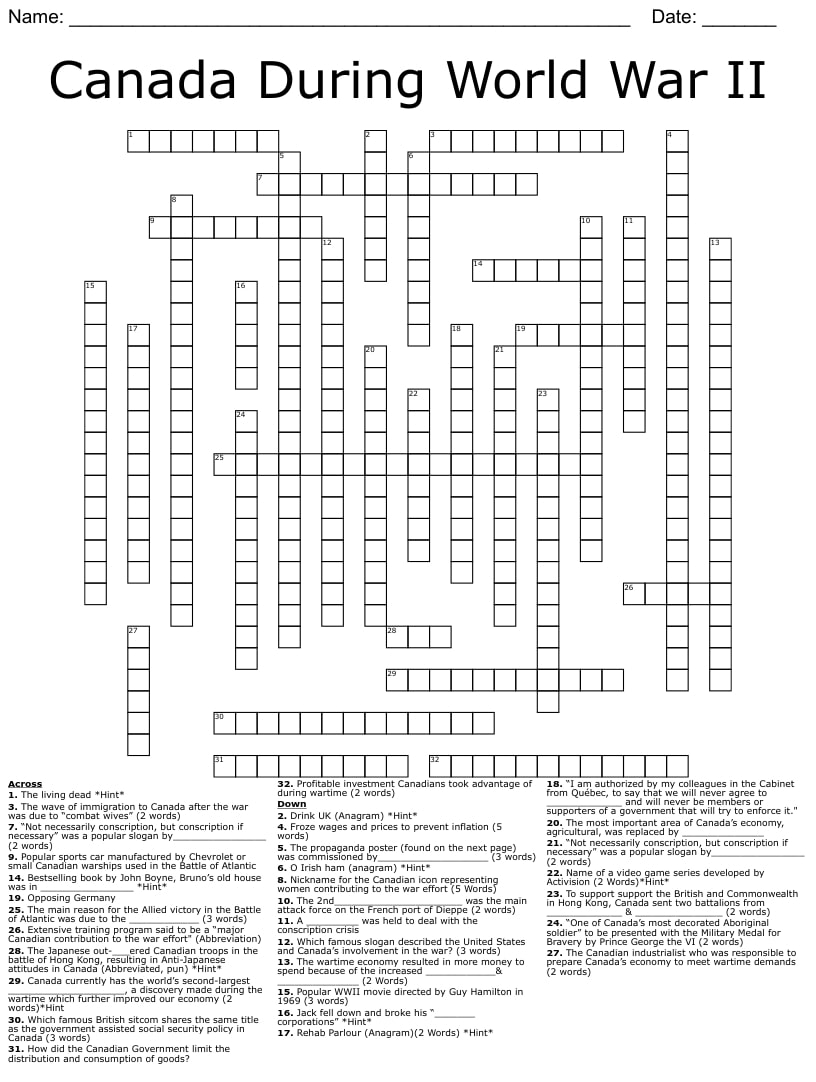 Free Printable Crossword Puzzles Canada_48239