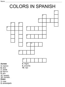 Free Printable Spanish Crossword Puzzles_93250