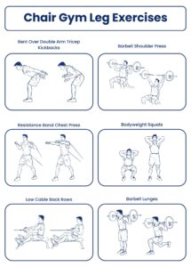 Printable Chair Gym Exercises - Printable JD