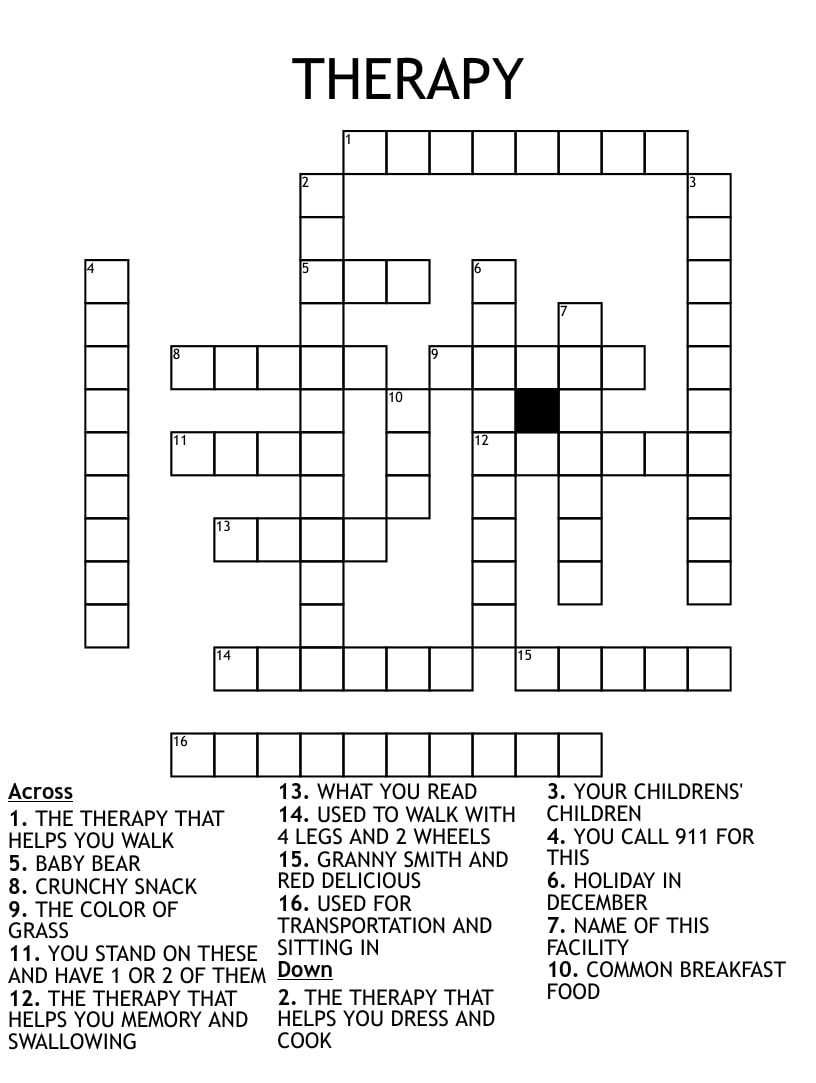 Printable Crossword Puzzles For Teens_92241