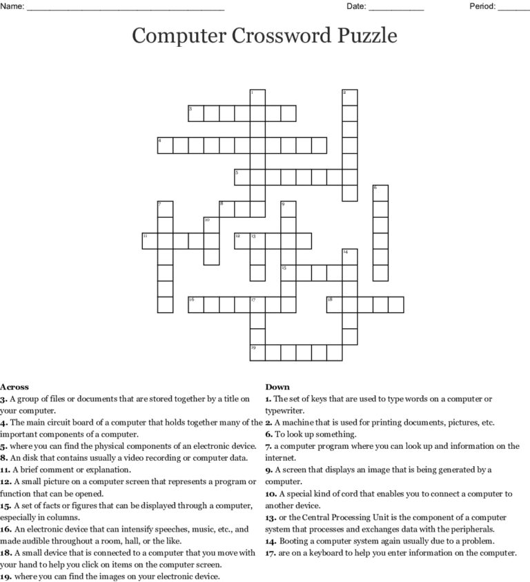 Printable Eugene Sheffer Crossword Puzzle Printable JD