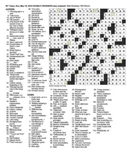 Printable NYT Sunday Crossword Puzzles_25011