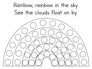 Printable Rainbow Do A Dot Art - Printable JD