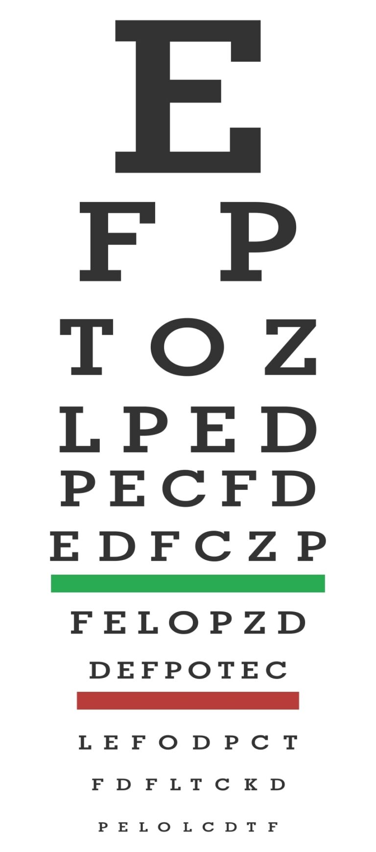 Printable Snellen Eye Chart Printable JD