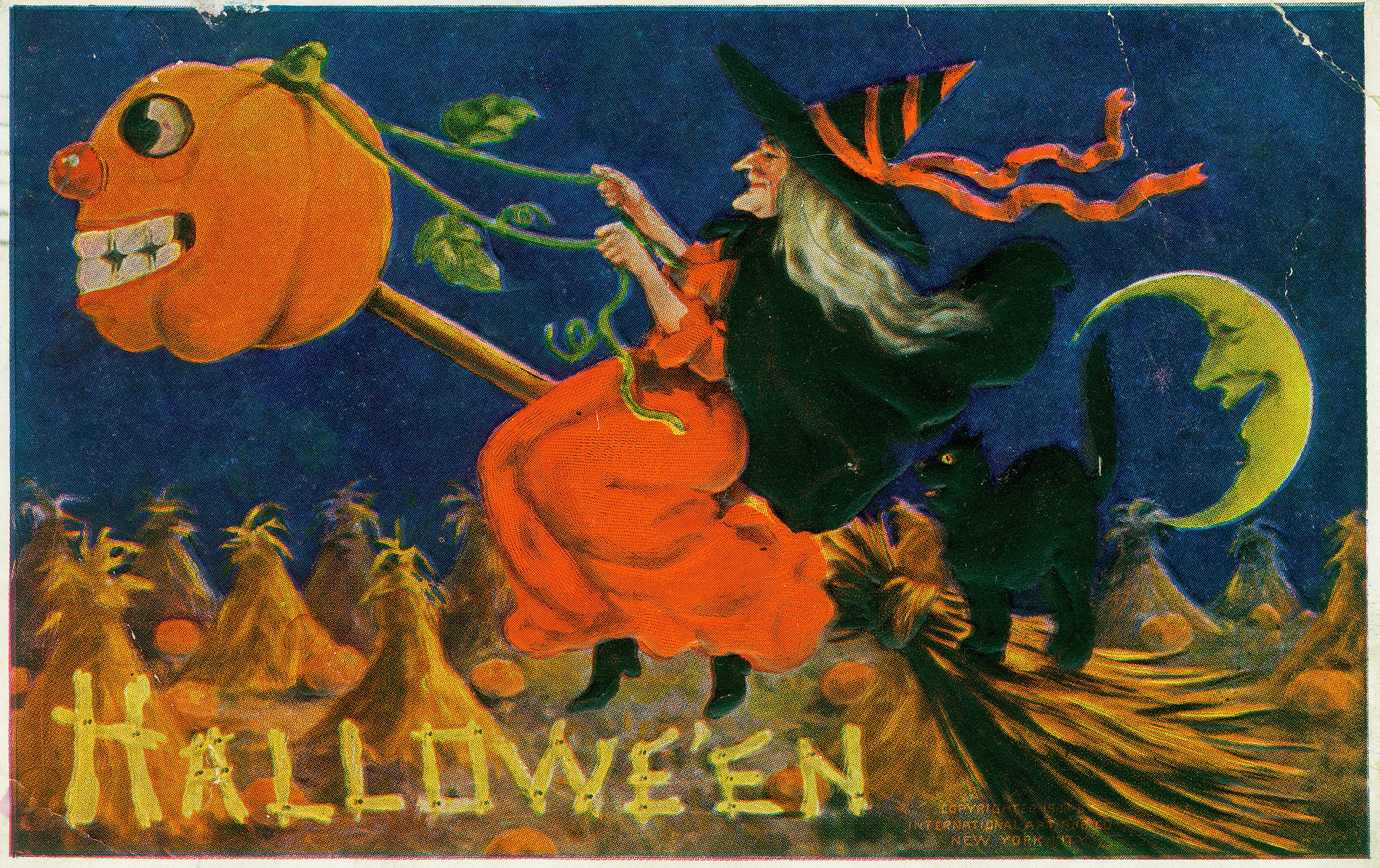 Printable Vintage Halloween Cards_81630