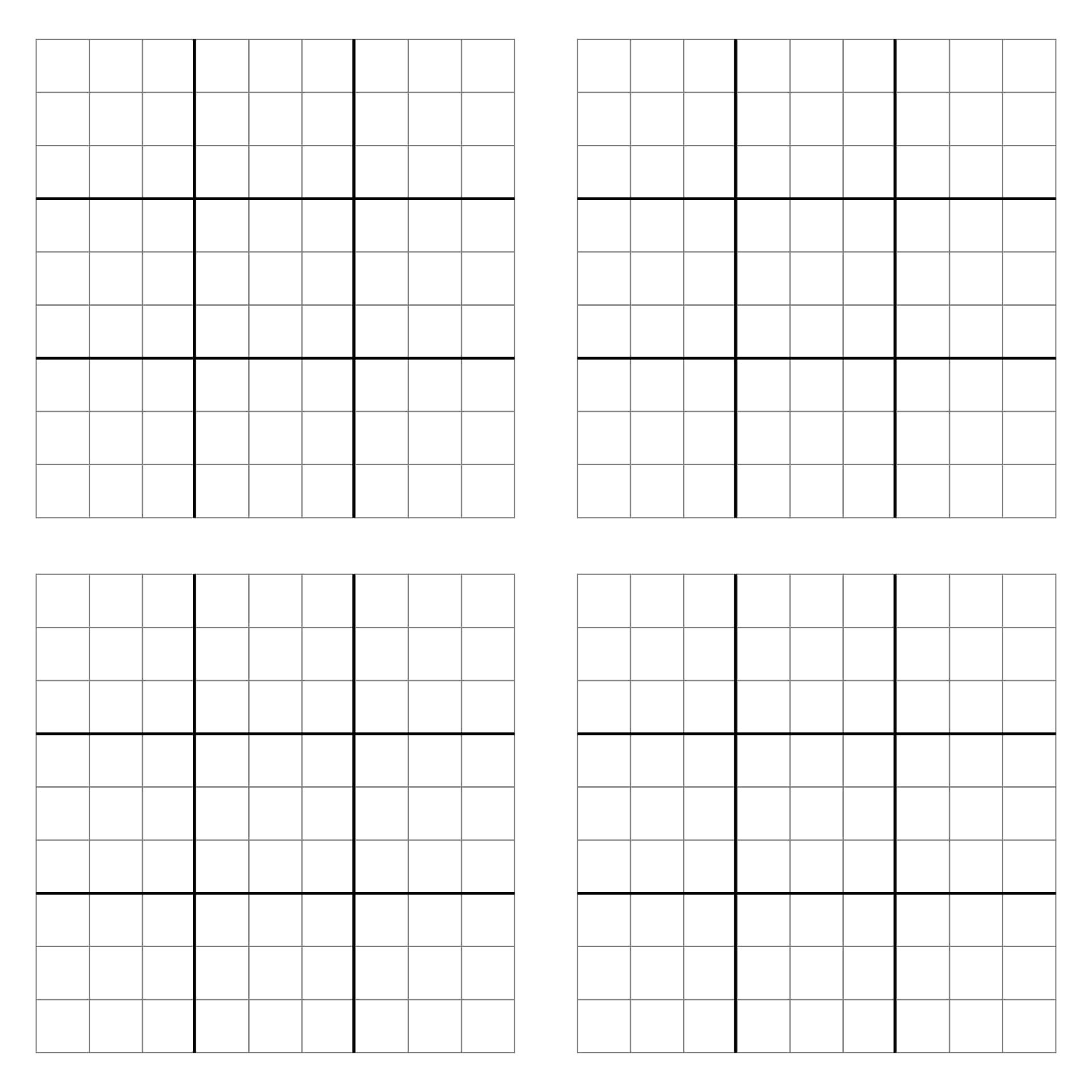 Sudoku Printables 6 Per Page - Printable JD