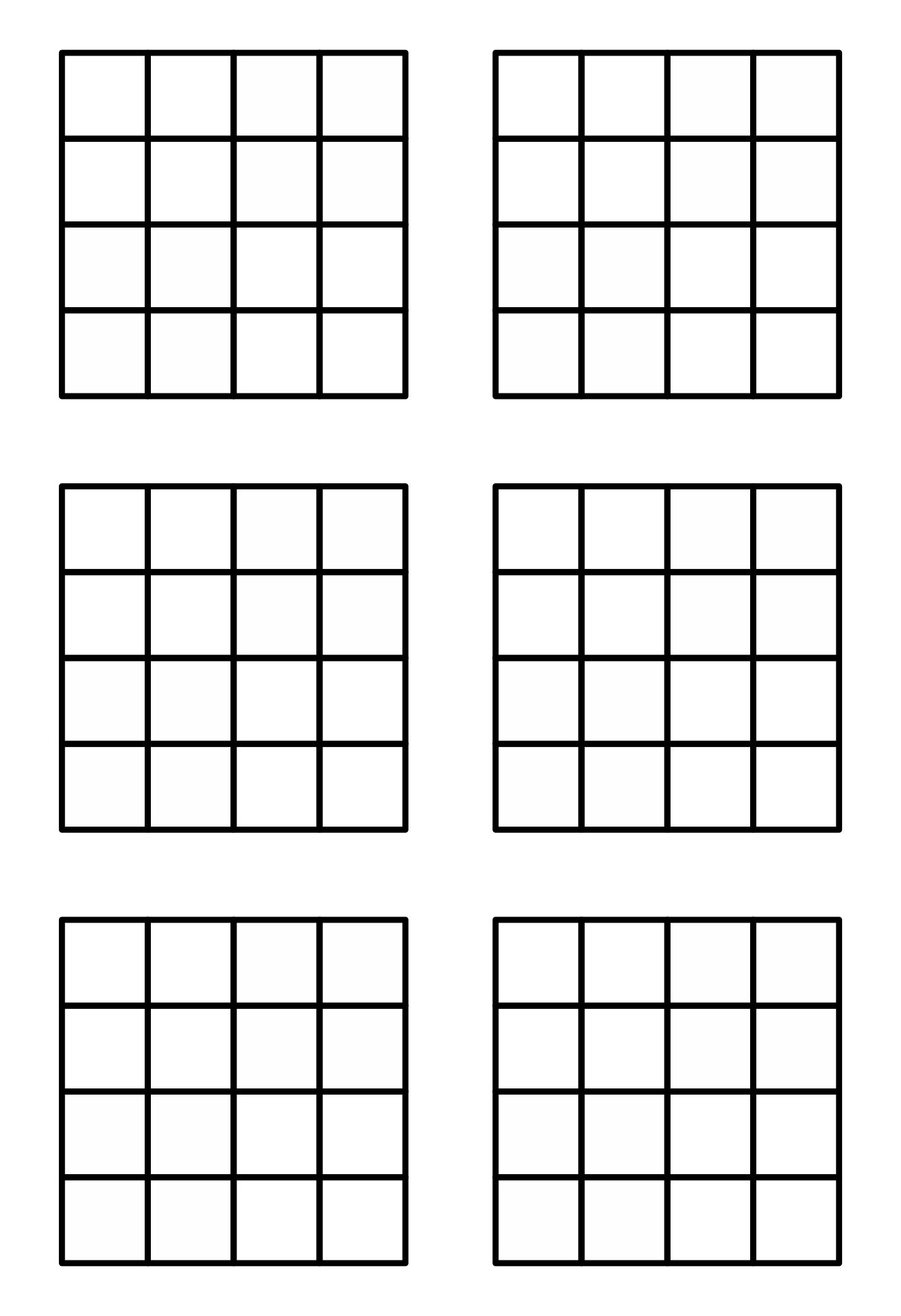 Sudoku Printables 6 Per Page_96351