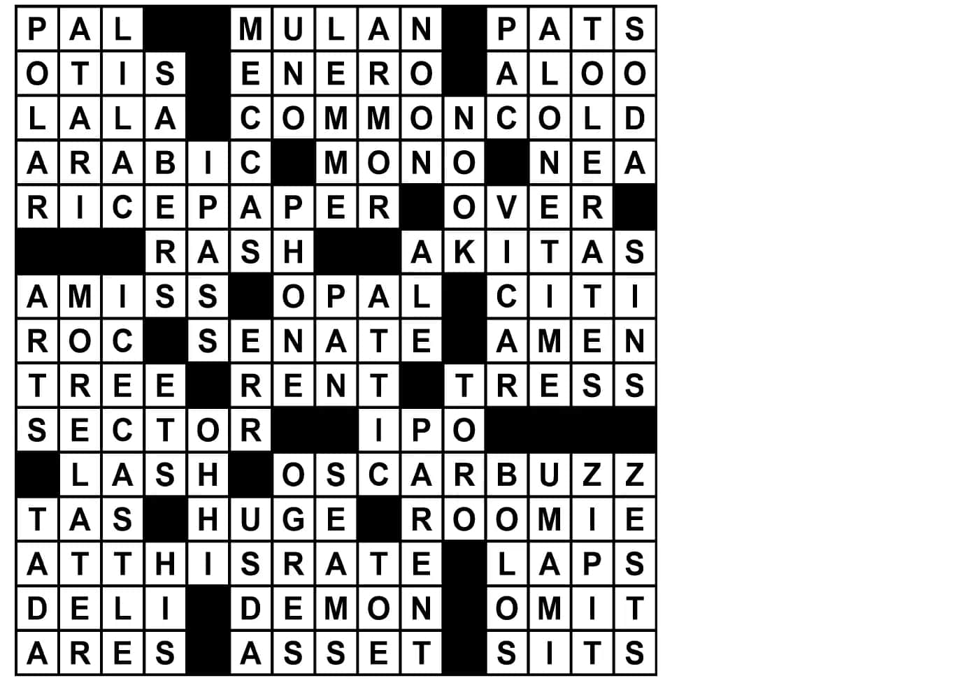 USA Today Crossword Puzzle Printable_81622