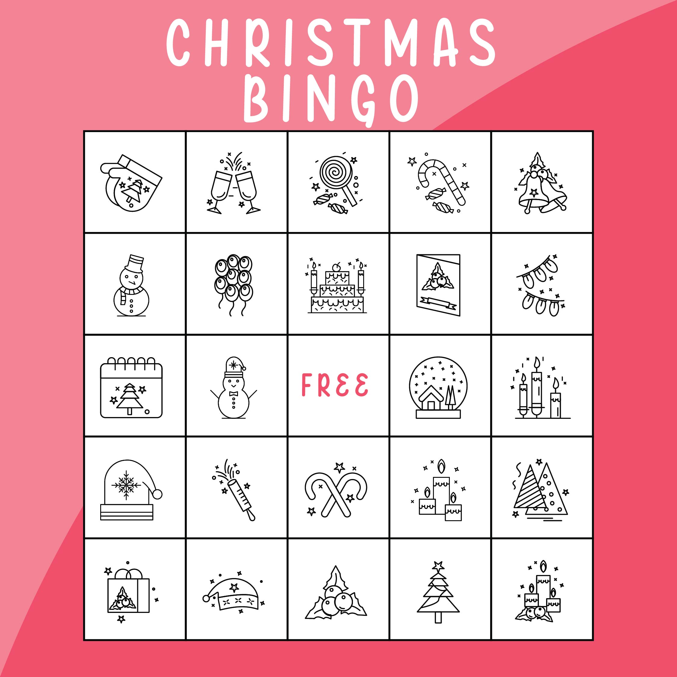 25 Printable Christmas Bingo Cards_48699