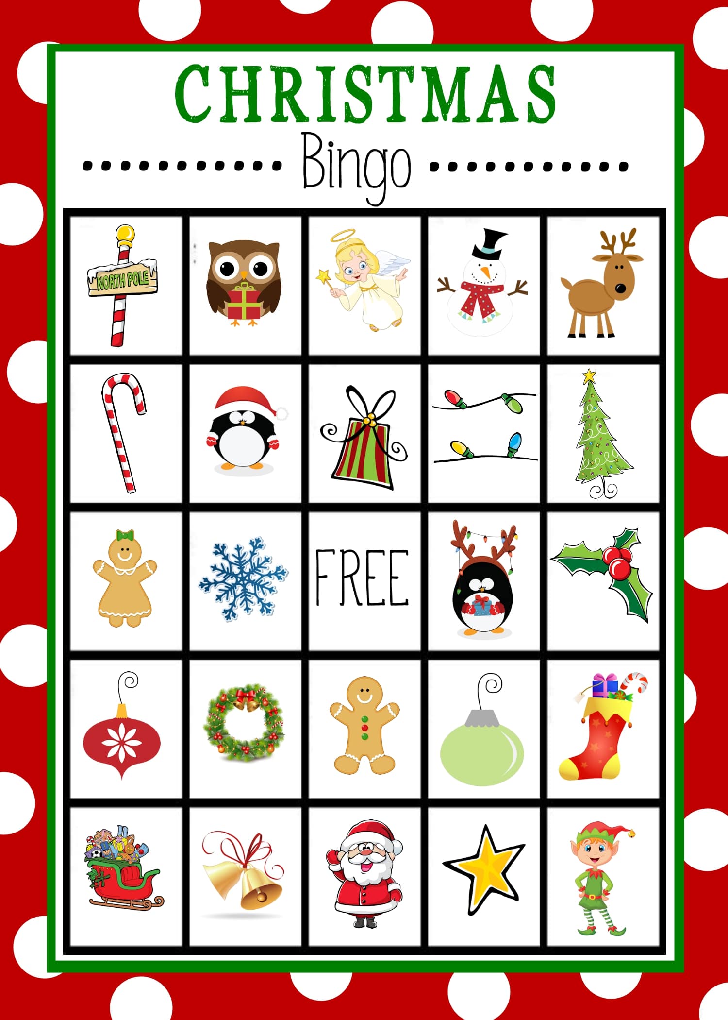 25 Printable Christmas Bingo Cards_58499