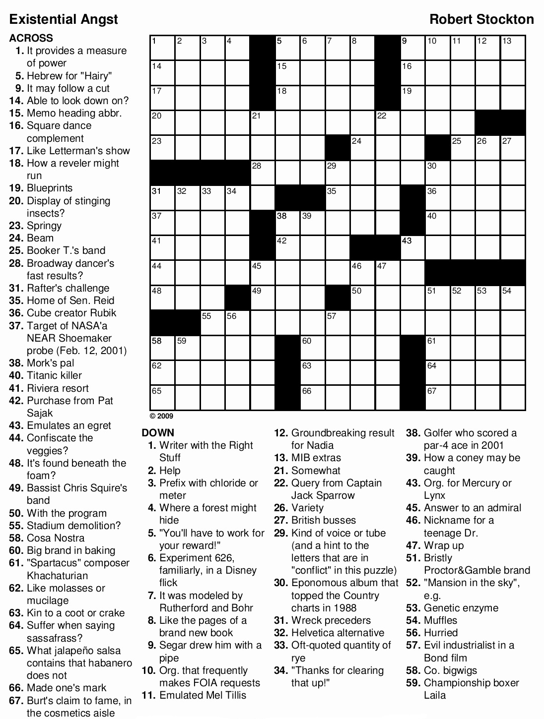 Adult Crossword Puzzles Free Printable_95282