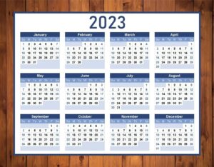 Calendarpedia 2023 Printable - Printable JD