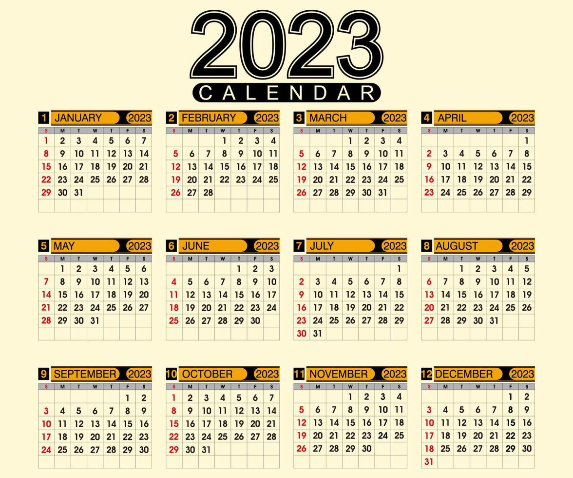 Calendarpedia 2023 Printable_85669
