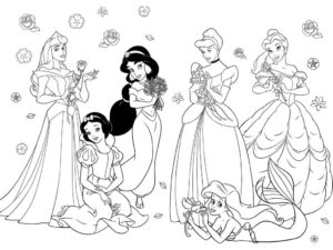 Disney Valentine Coloring Pages Printable_59261