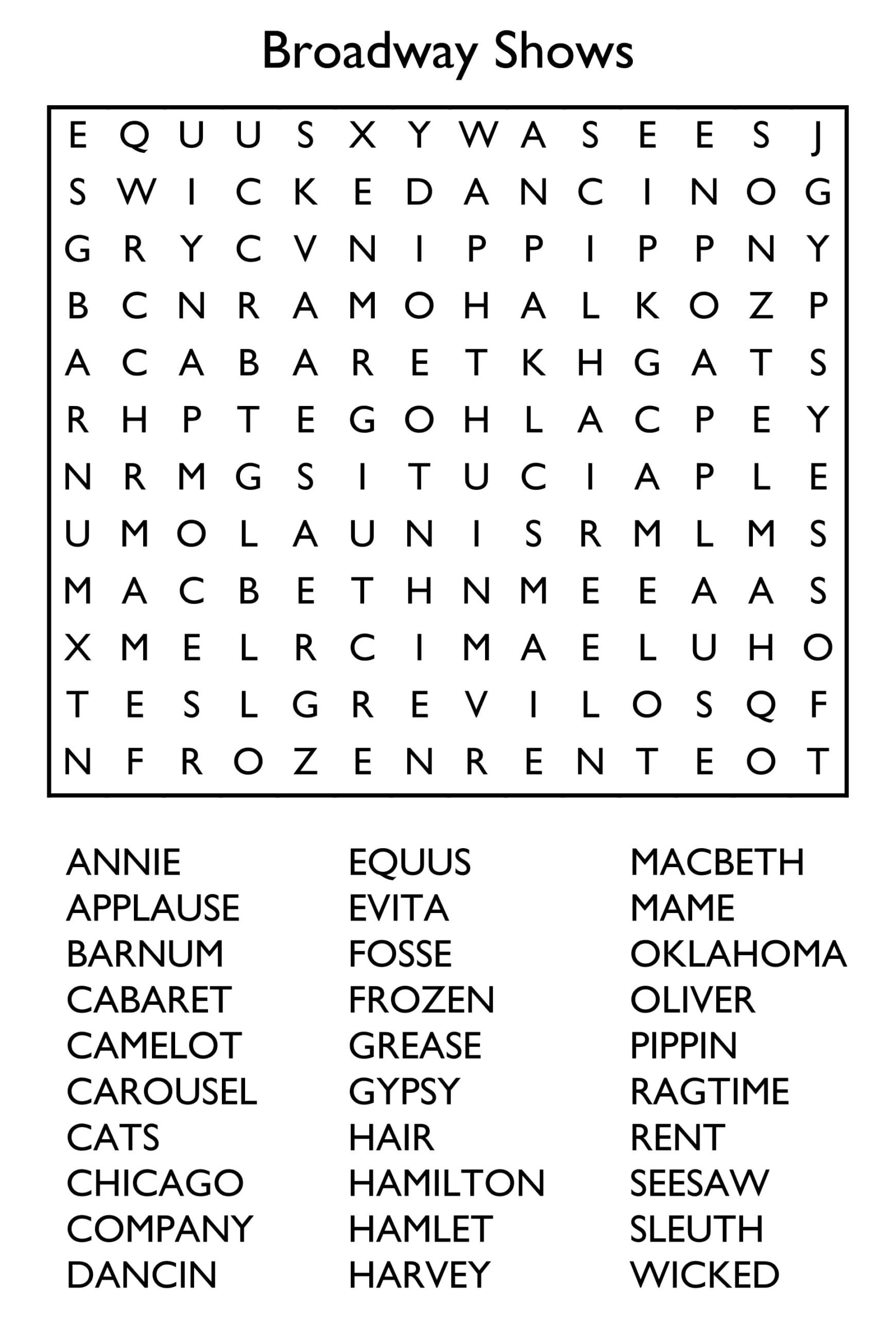 Free Large Printable Word Searches For Adults Printable JD