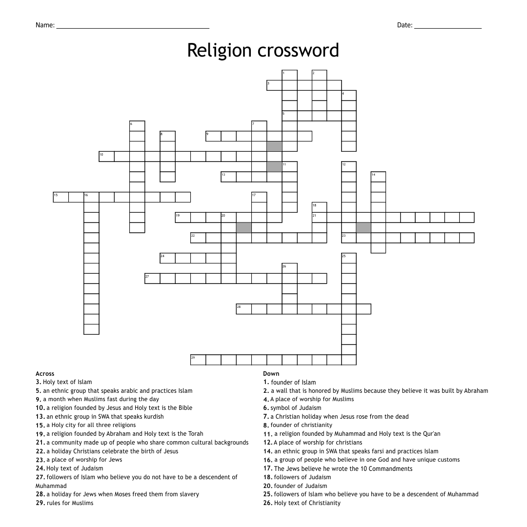 Free Make Your Own Crossword Puzzle Printable_47815