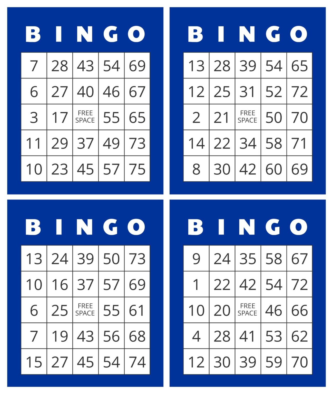 Free Printable Bingo Cards 1 75 - Printable JD