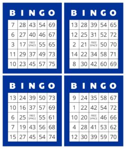 Free Printable Bingo Cards 1 75 - Printable JD