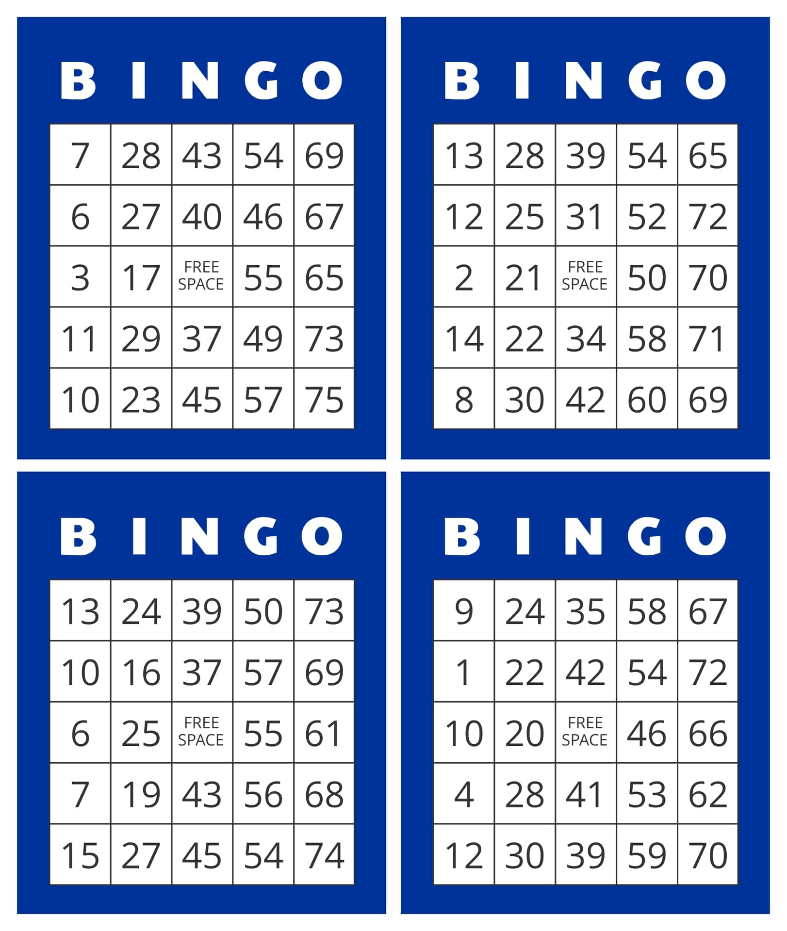 Free Printable Bingo Cards 1 75 - Printable Jd