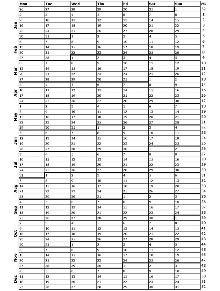 Free Printable Year Planner 2023 South Africa - Printable JD