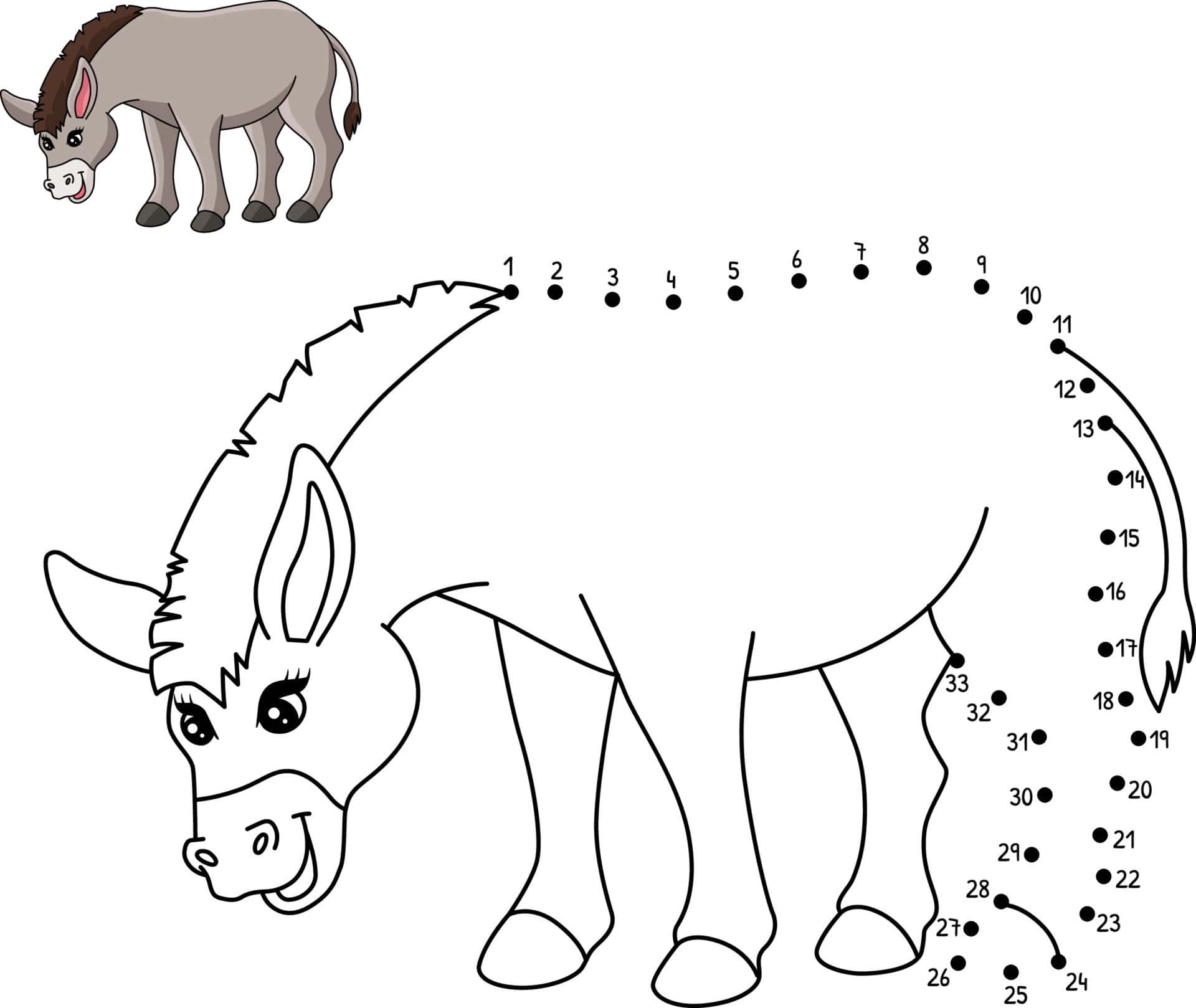 Pin The Tail On The Donkey Printable Free_96325