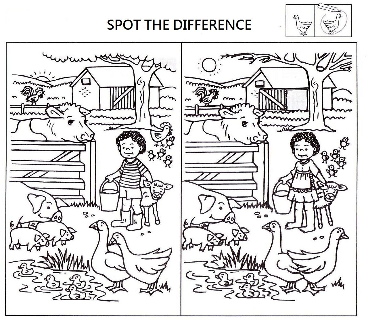 Spot The Difference Printable_15847