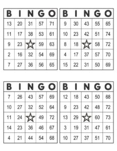 50 Free Printable Bingo Cards - Printable JD