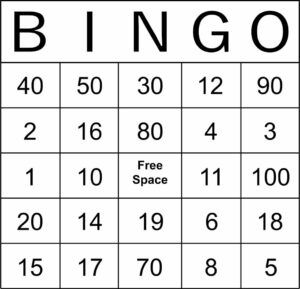 50 Free Printable Bingo Cards - Printable Jd