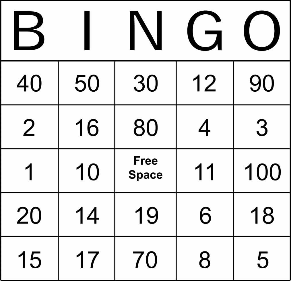 50 Free Printable Bingo Cards_51471