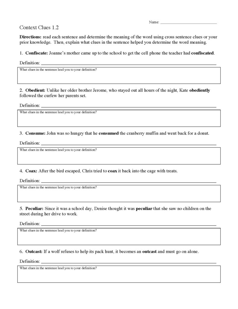 9th Grade English Worksheets Printable - Printable JD