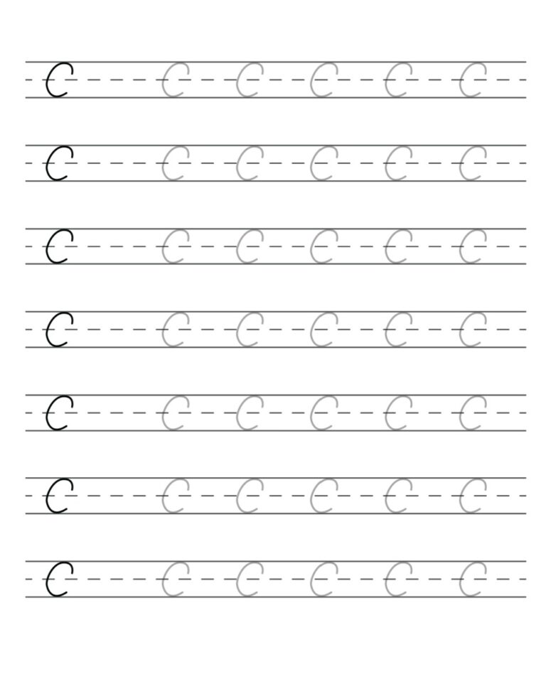 Adult Handwriting Worksheets Free Printable - Printable JD