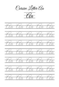 Adult Handwriting Worksheets Free Printable_59334
