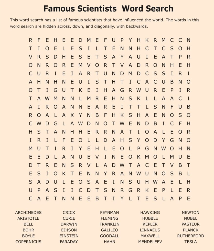 Adult Word Search Puzzles Free Printable - Printable JD