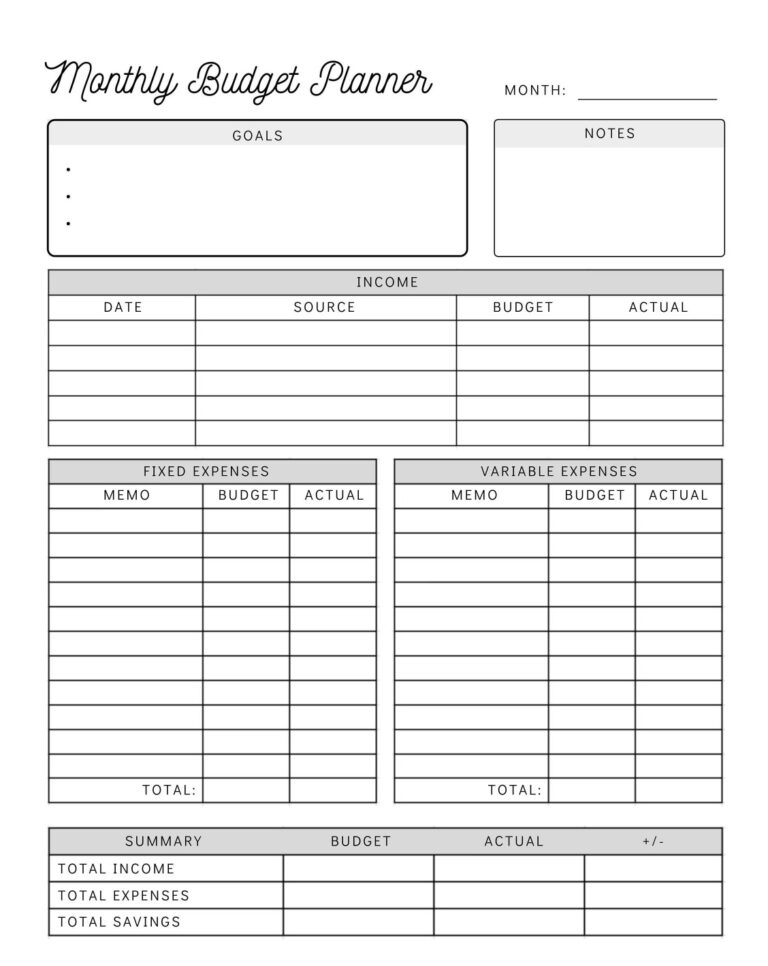 Budget Worksheet For Kids Printable - Printable JD