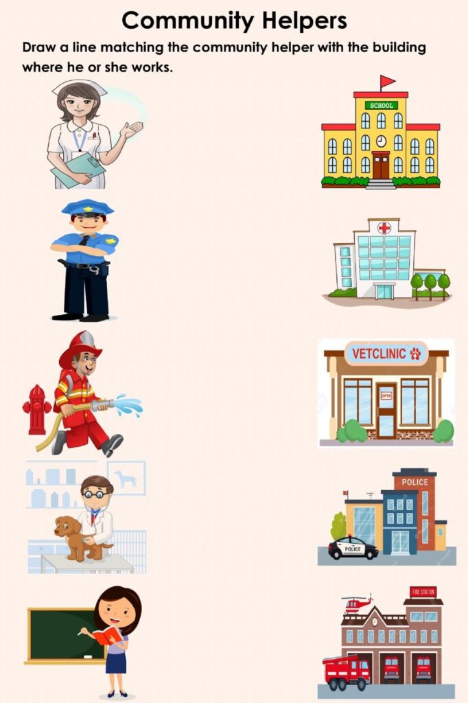 Community Helpers Worksheets Free Printables Printable JD