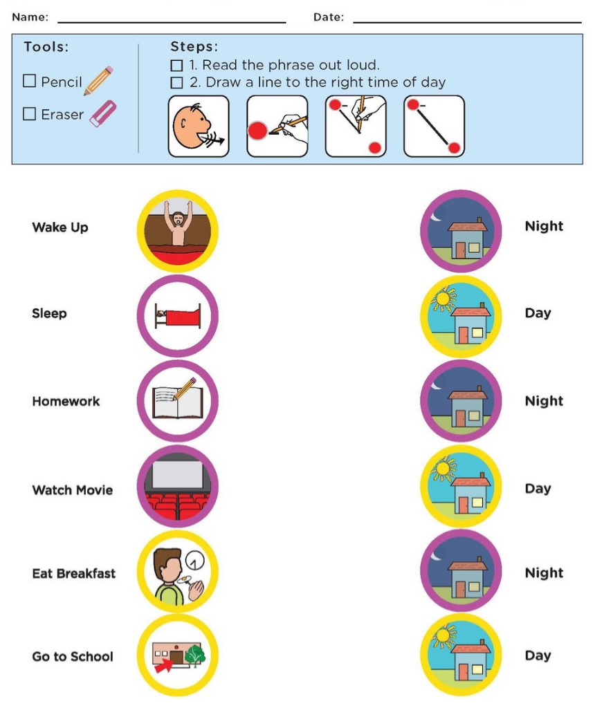 Daily Living Skills Worksheets Printable_25324